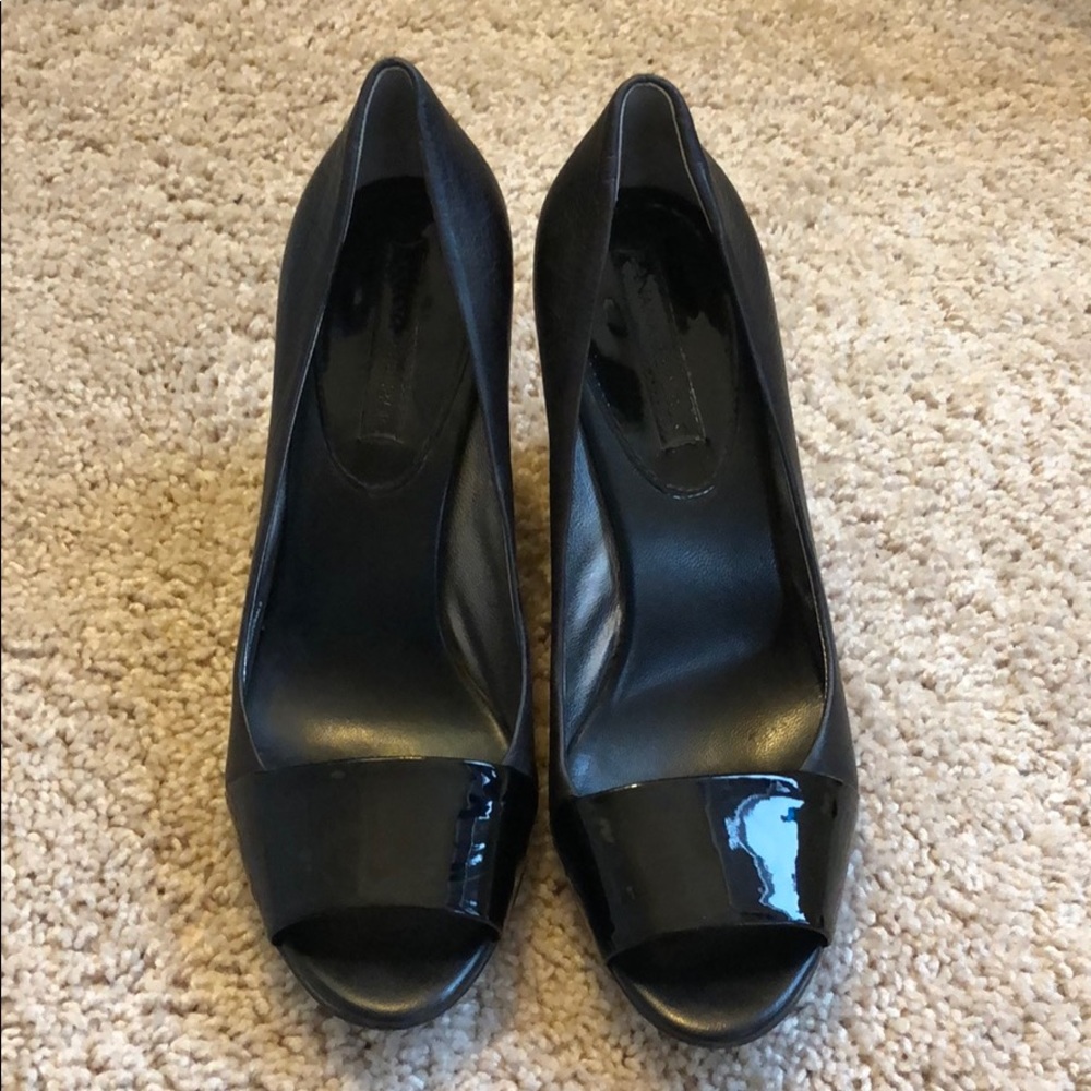 Banana Republic peep toe wedges